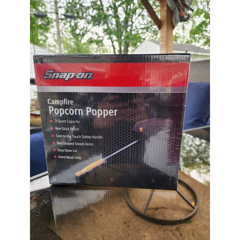 snap-on tools promotional campfire popcorn popper collectible SSX22P127